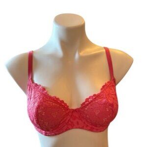 Victoria's Secret Womens Bra 34D Body By Victoria Unlined Demi Lace